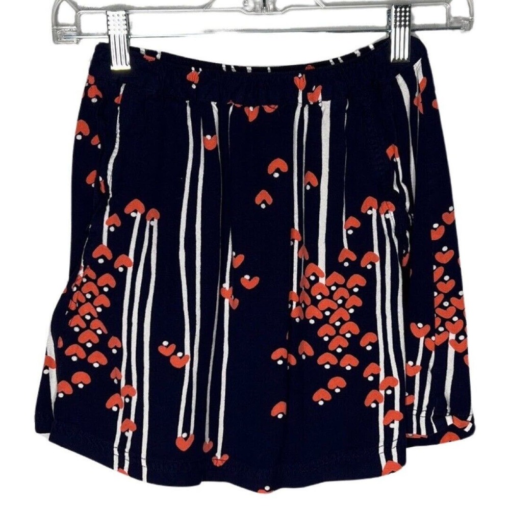 Cooperative Skirt‎ Womens XS Black Pink Floral Flower Mini Skirt Casual Bloom